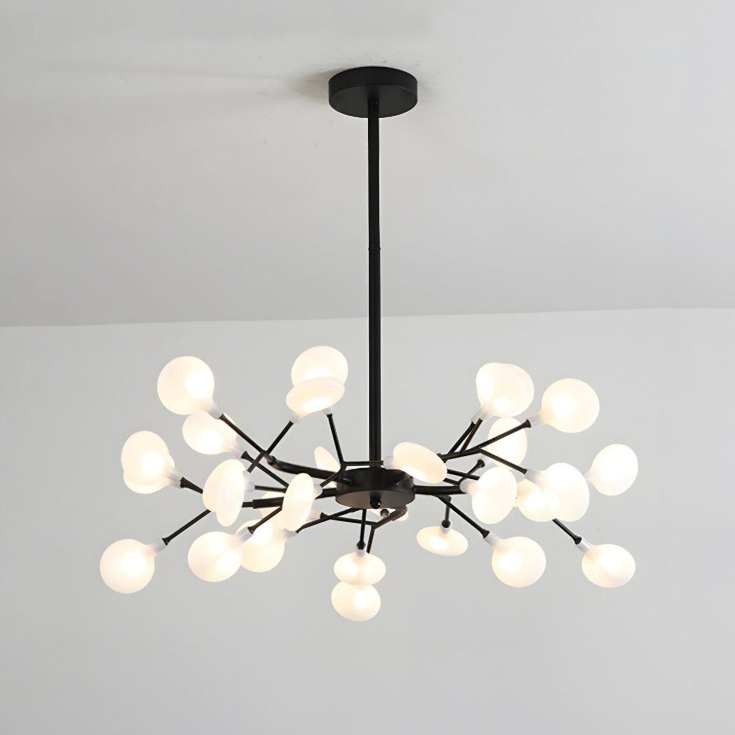 Hängelampe LED Metall Gold Acryl Weiß Wohnzimmer Esszimmer Modernes Design Deckenleuchte Organische Leuchte | Restfield