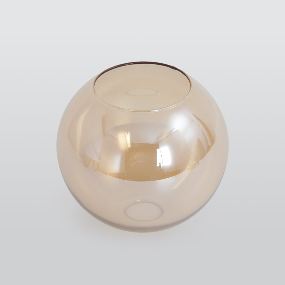 Industriële Glazen Hanglamp Metaal E27 Verstelbaar Snoer Transparant Amber Rookgrijs Binnenverlichting | Sansoti