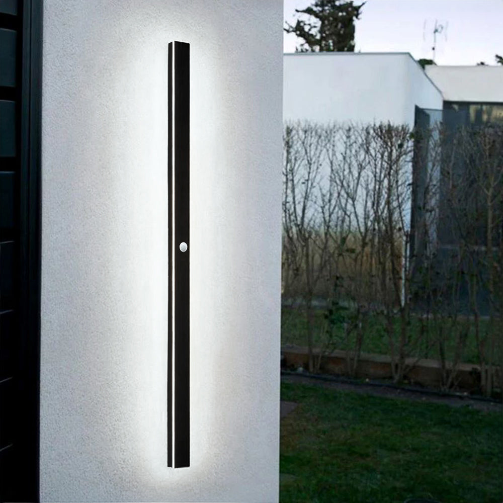 Außenlampe Wandleuchte LED Schwarz Aluminium IP65 30-200cm Modern | Restfield