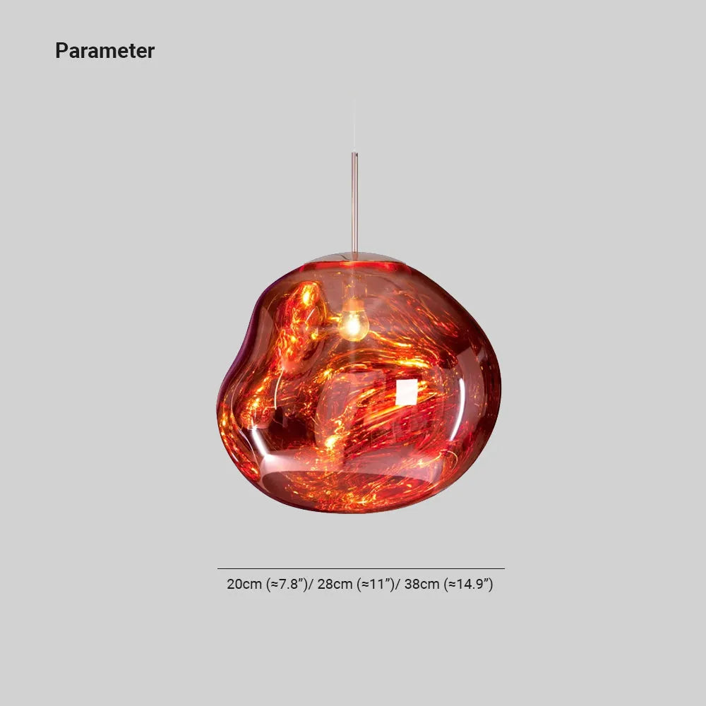 Hanglamp Organisch Acryl Lava Warm Wit E27 Woonkamer Slaapkamer Eetkamer 20 28 38cm | Sansoti
