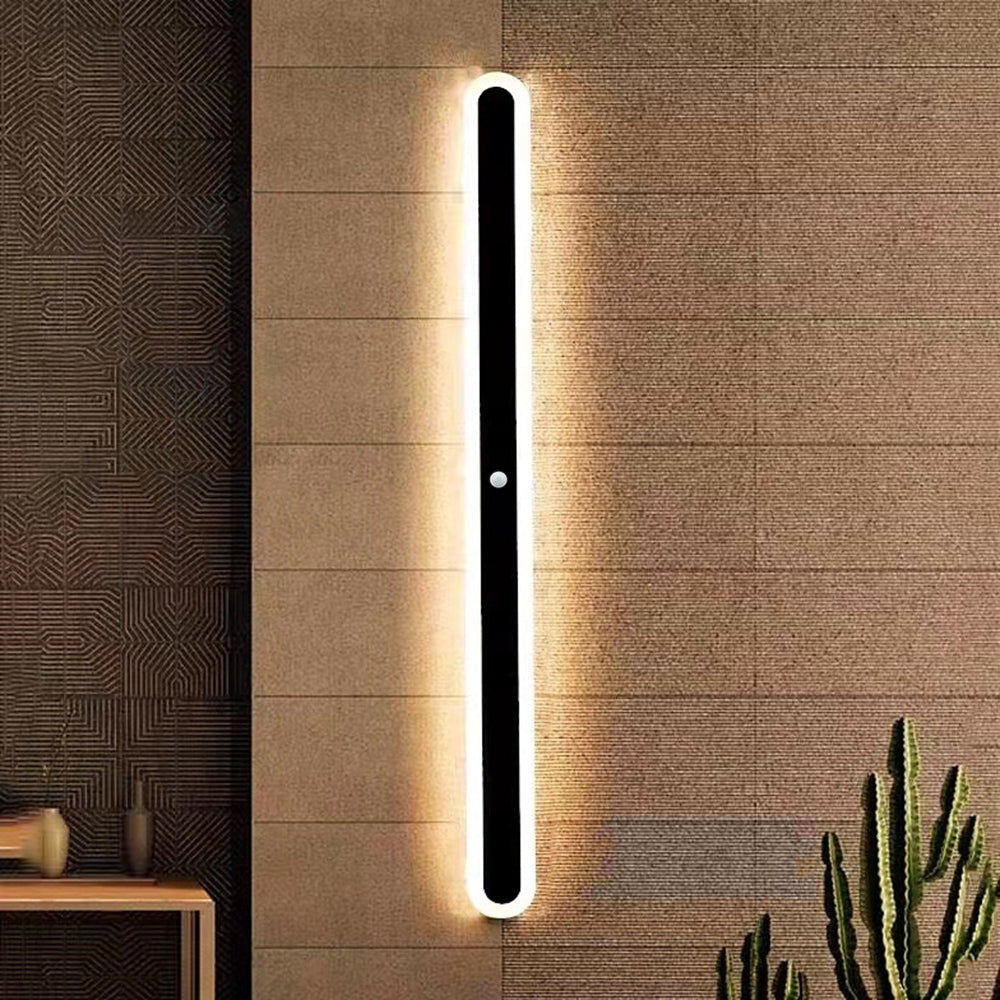 Oval Wall Light IP65 Waterproof LED Outdoor Lighting Metal Acrylic for Garden Facade Terrace Balcony Veranda | Sansoti