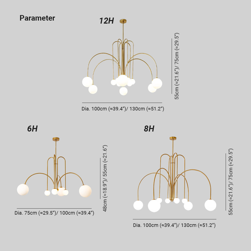 Hanglamp Zwaluwen Metaal Glas Zwart Goud Roze G9 LED Woonkamer Slaapkamer Decoratief | Sansoti
