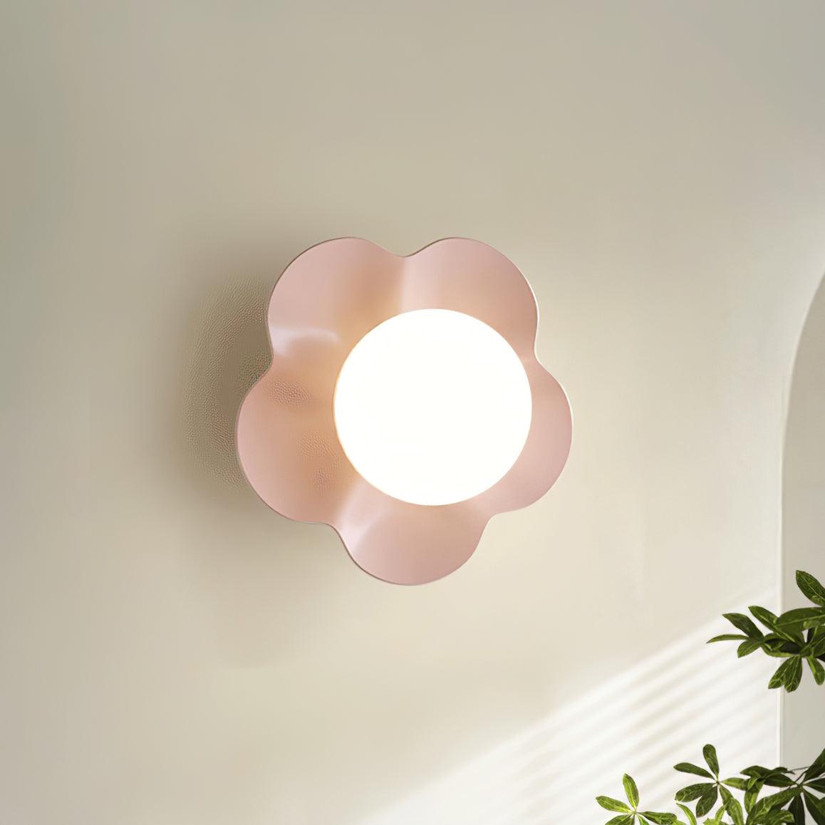 Wandlamp Bloemblaadjes Design Hars Glas G9 Fitting Dimbaar Woonkamer Slaapkamer 3 Kleuren Sfeervol Licht | Sansoti