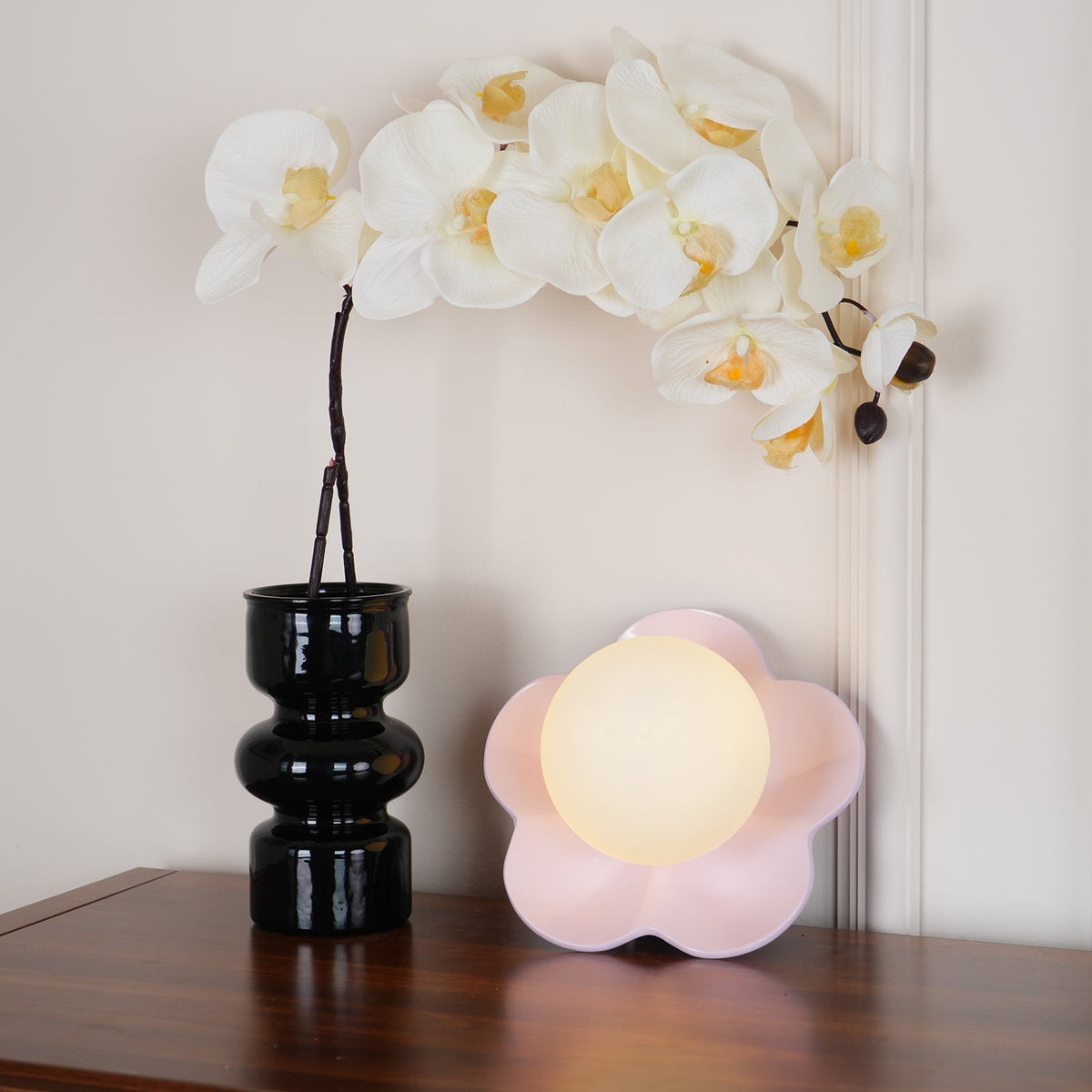 Wandlamp Bloemblaadjes Design Hars Glas G9 Fitting Dimbaar Woonkamer Slaapkamer 3 Kleuren Sfeervol Licht | Sansoti