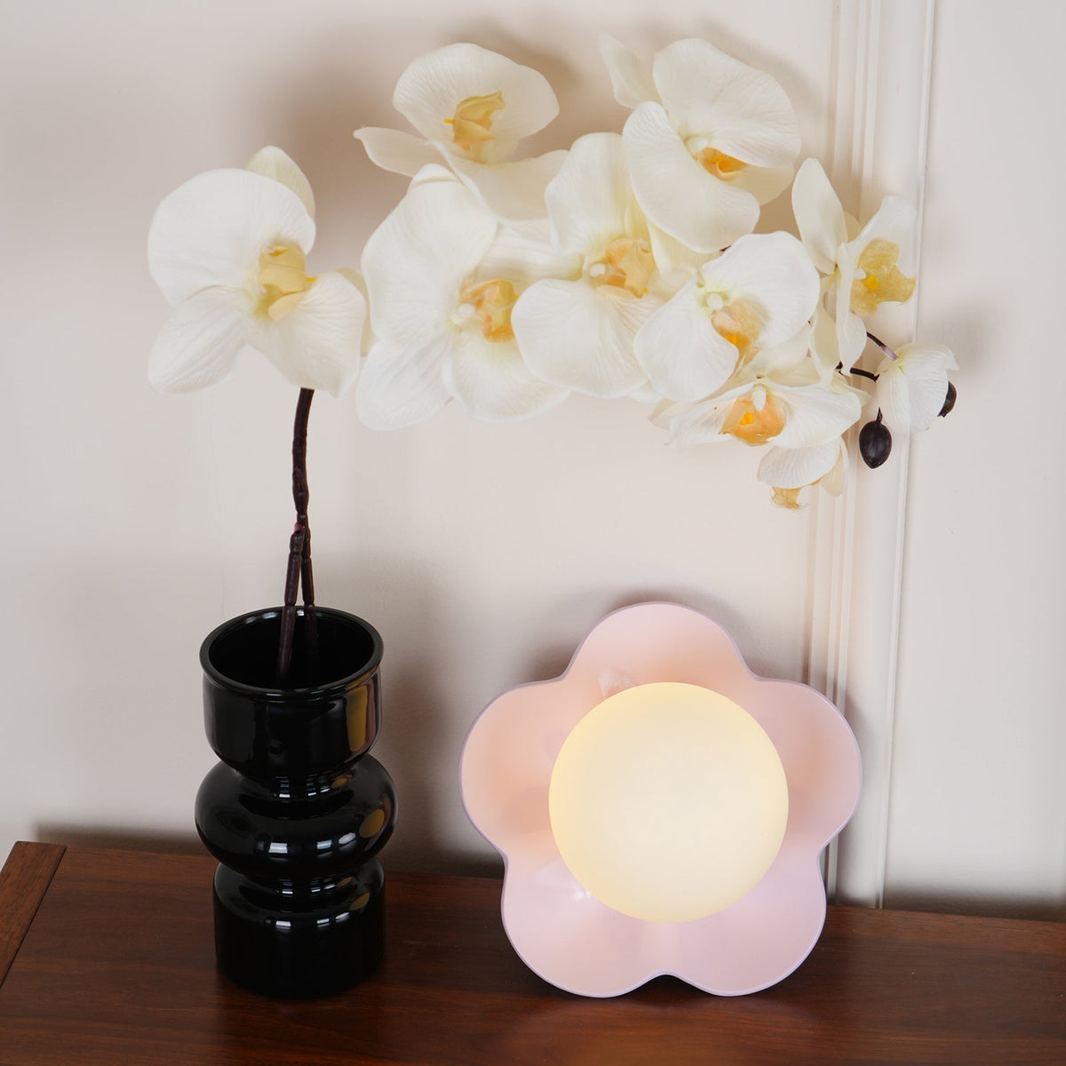 Wandlamp Bloemblaadjes Design Hars Glas G9 Fitting Dimbaar Woonkamer Slaapkamer 3 Kleuren Sfeervol Licht | Sansoti