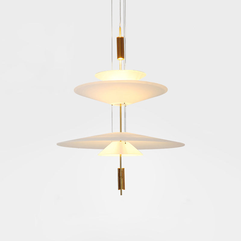 Deckenleuchte LED Acryl Gold Schwarz Kronleuchter Wohnzimmer Esszimmer Schlafzimmer Modern 50 67 cm Mehrere Stile | Restfield
