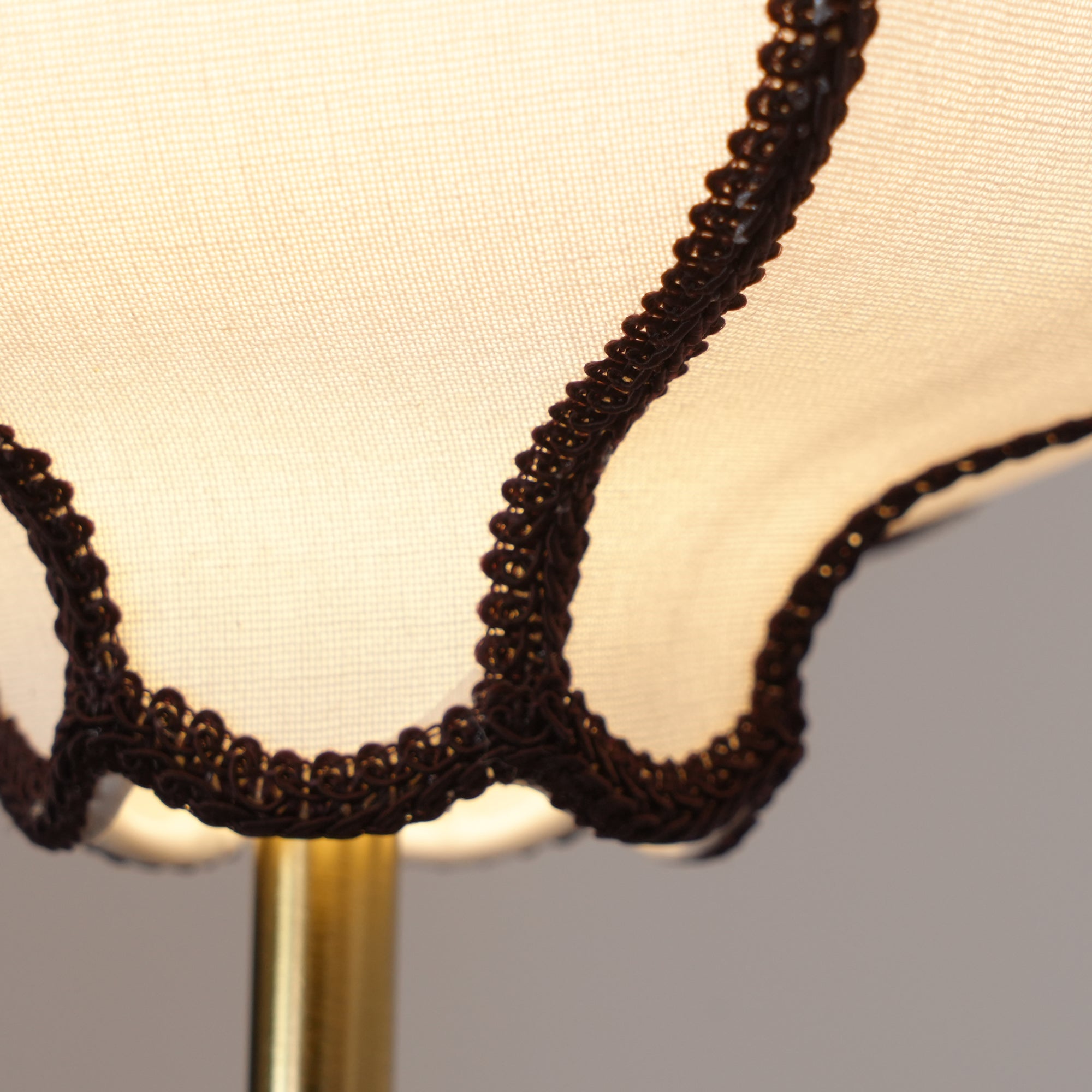 Stoffen Hanglamp met Lantaarnvorm – Walnoot of Goud Frame – 25 tot 50 cm – Scandinavisch Design Plafondlamp | Sansoti