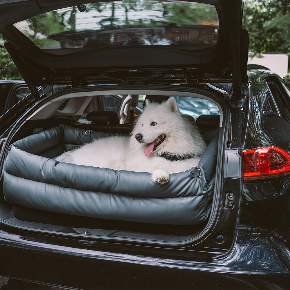 Auto Hondenmand Reistas Veilig & Comfortabel Zwart Grijs Oranje Beige Hondenmand Auto voor Kleine tot Middelgrote Honden | Sansoti