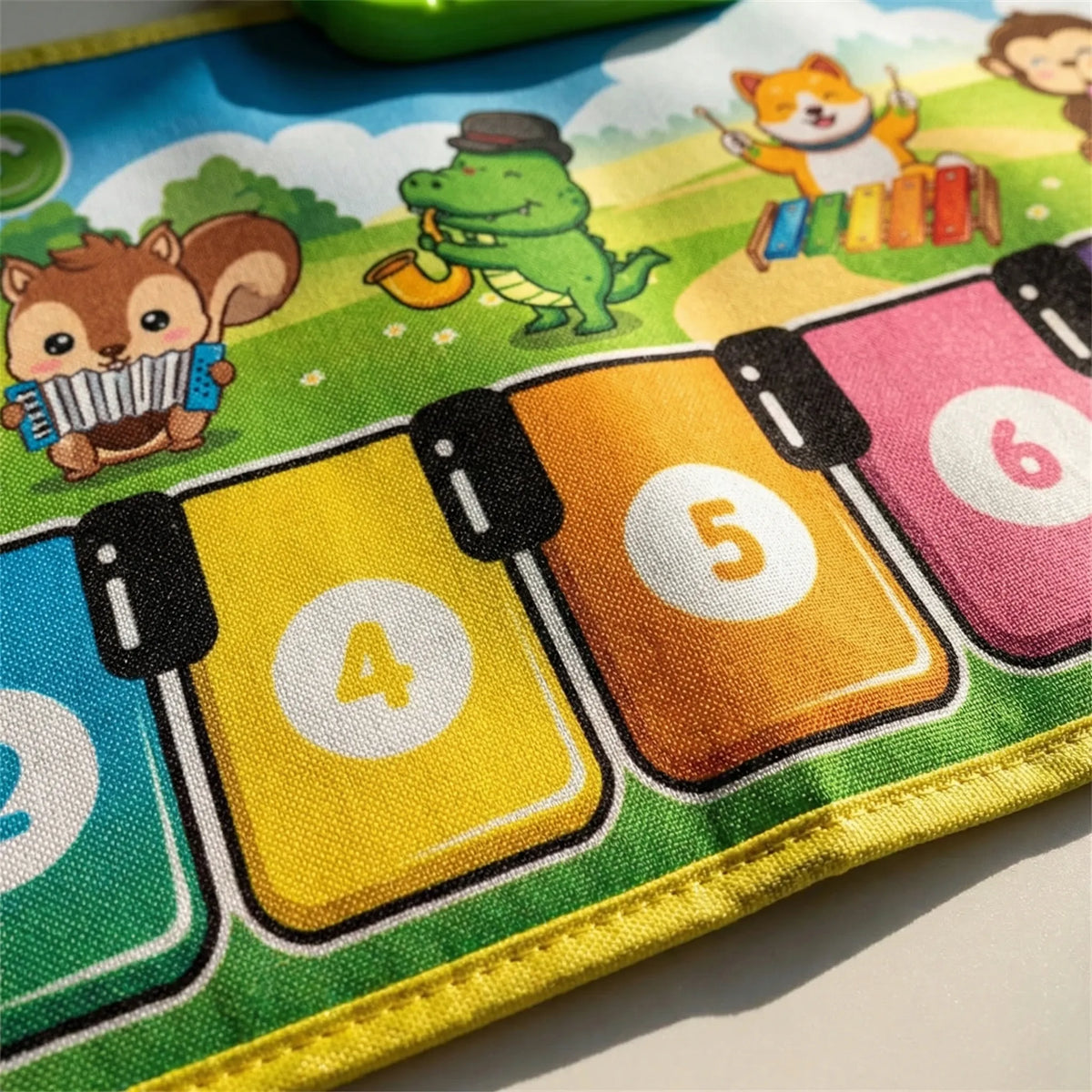 Interactieve Muziekmat voor Kinderen 110x36cm Bewegingsspel Dansvloer Educatief Speelkleed Muziekinstrument | Sansoti