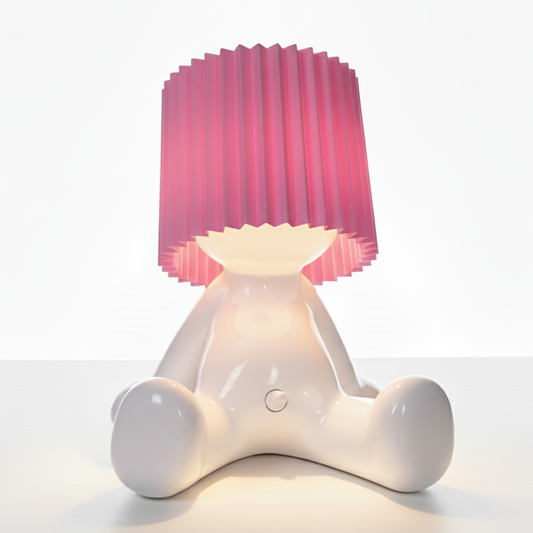 Zittende LED Tafellamp met Accu – Draadloos in 8 Kleuren | Sansoti