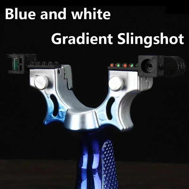 Katapult met ergonomische grip, LED-vizier en waterpas voor nauwkeurig schieten | Sansoti