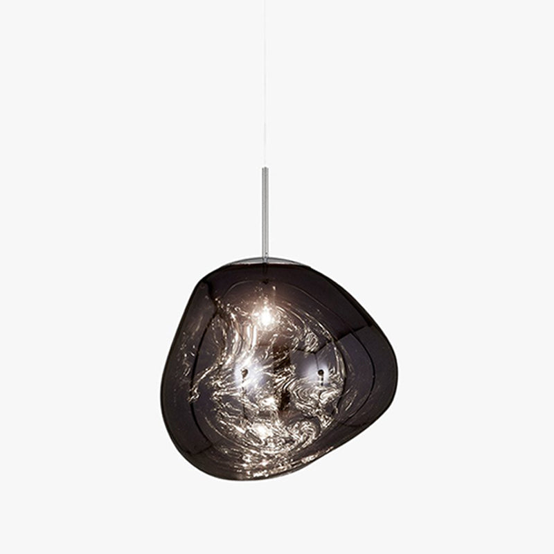 Lavadruppel Hanglamp – Geblazen Glas met Warme Gloed – 4 Maten & 4 Tinten – Modern Artistiek Lichtspel | Sansoti