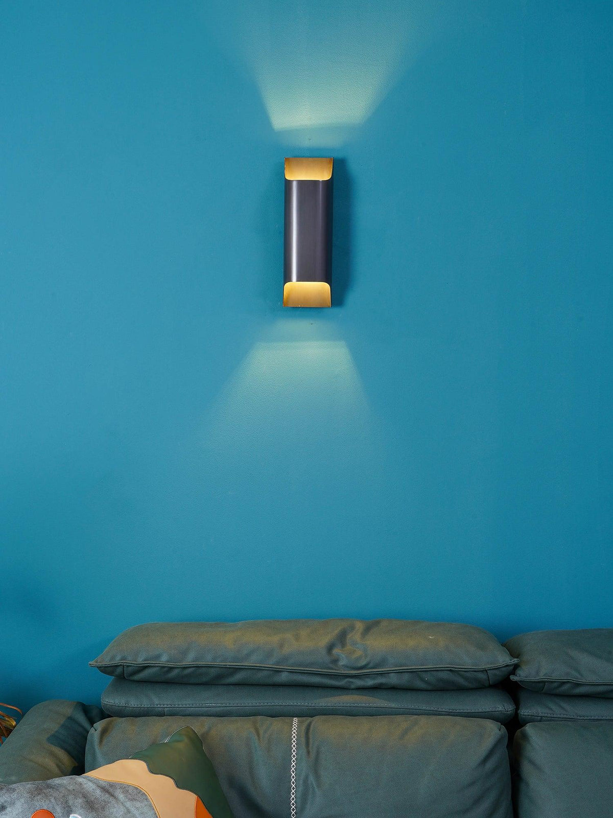 Applique en laiton avec douille G9, design scandinave, noire ou couleur or, pour entrée, salon ou chambre, élégante | Sansoti