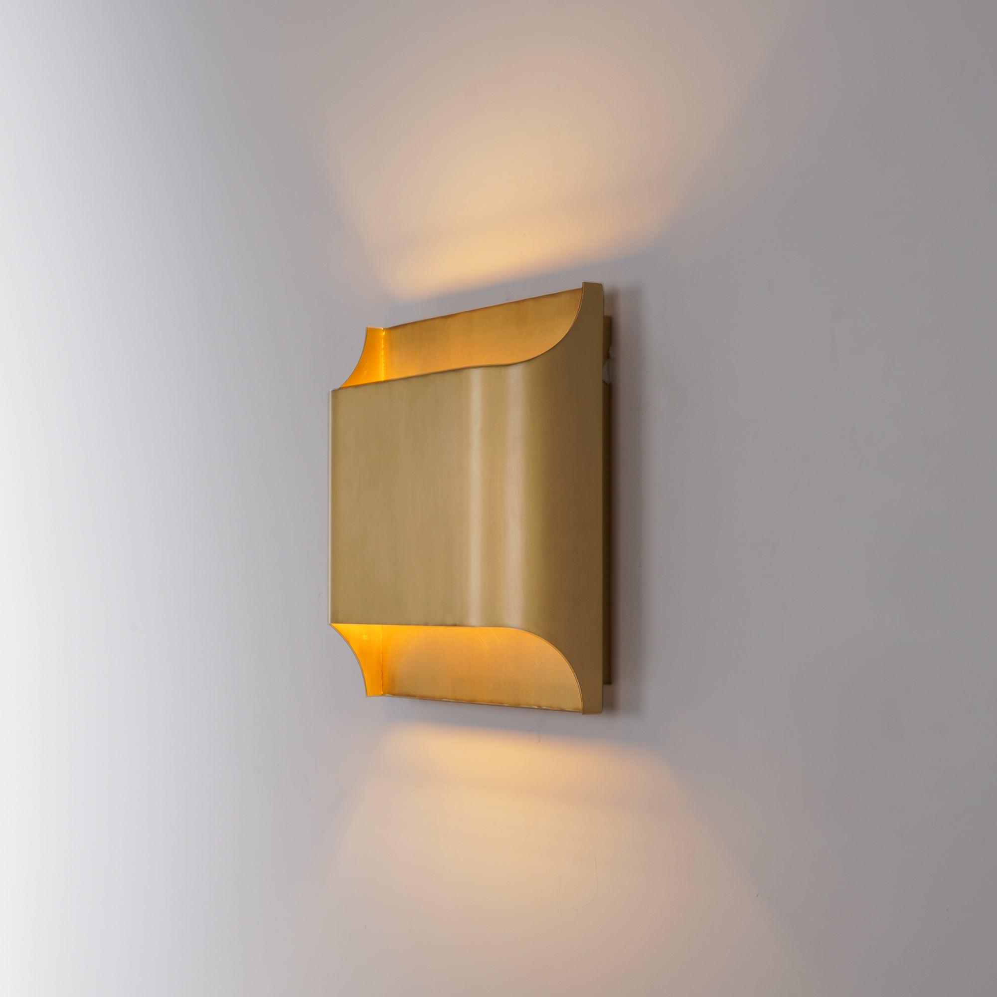 Messing Wandlamp Bolvorm met E14/G9 Fitting – Handgemaakte Retro Wandverlichting met Olielak Afwerking | Sansoti