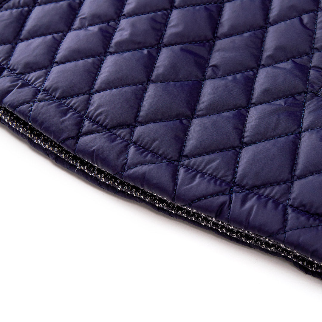 Gewatteerd Winterjack Heren Navy Polyester Waterafstotend Comfortabel Outdoor Jas voor Herfst Winter | Sansoti