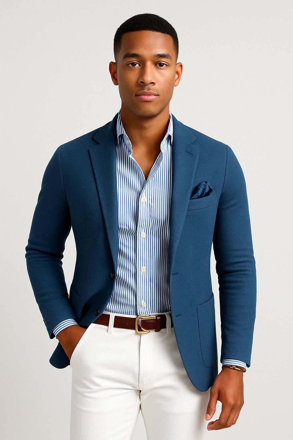 Klassiek Heren Colbert met Notchkraag en Zakken in 7 Kleuren Regular Fit Blazer voor Casual of Smart | Sansoti