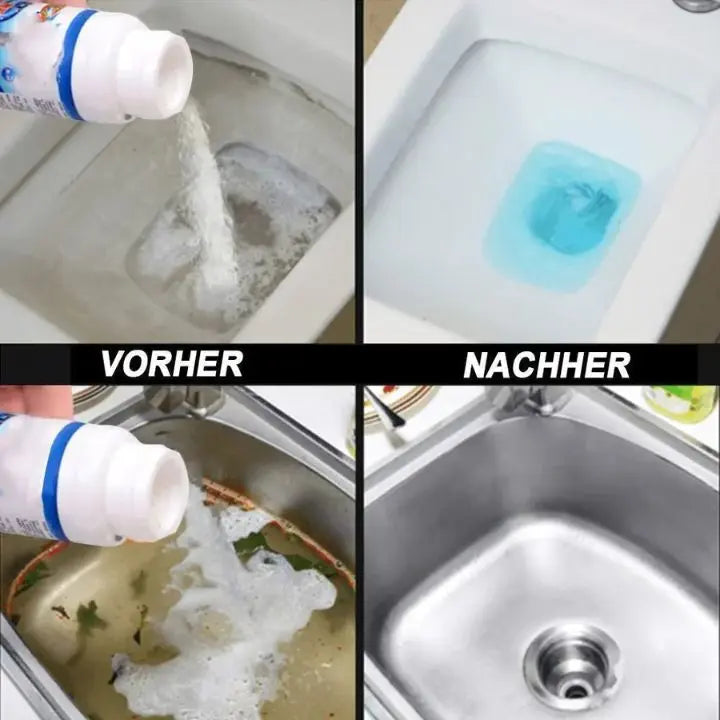 Afvoerblokkade Reiniger Gel 110g Wit Enzymatisch – Lost Haar en Vet Op Natuurlijk Basis – Voor Gootsteen, Douche en WC Afvoer | Sansoti