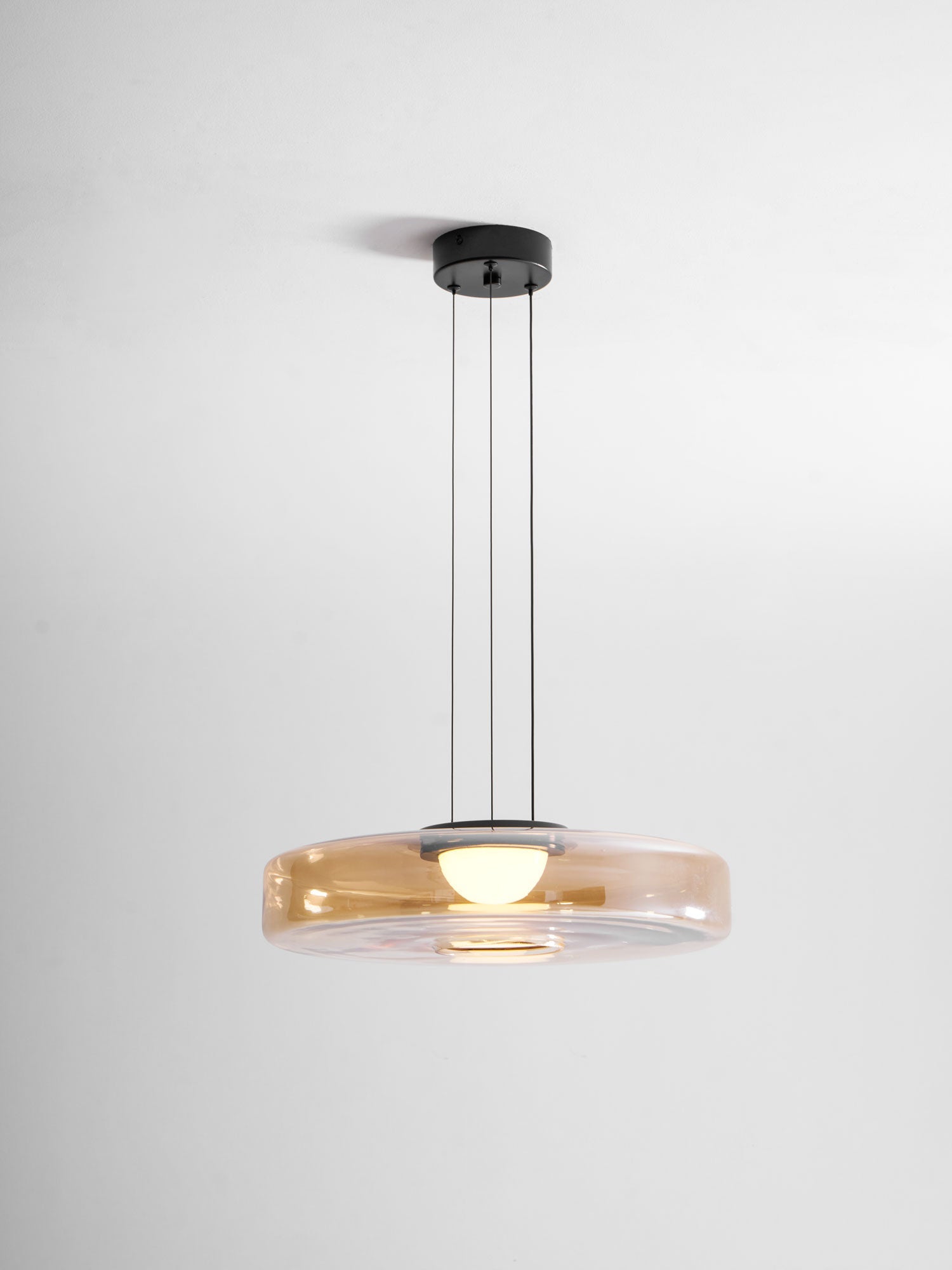 Gelaagde Glazen Hanglamp met Meerdere Schijven 1-2-3 Lagen Dimbare Plafondlamp voor Eetkamer Woonkamer Keuken Scandinavisch Design | Sansoti