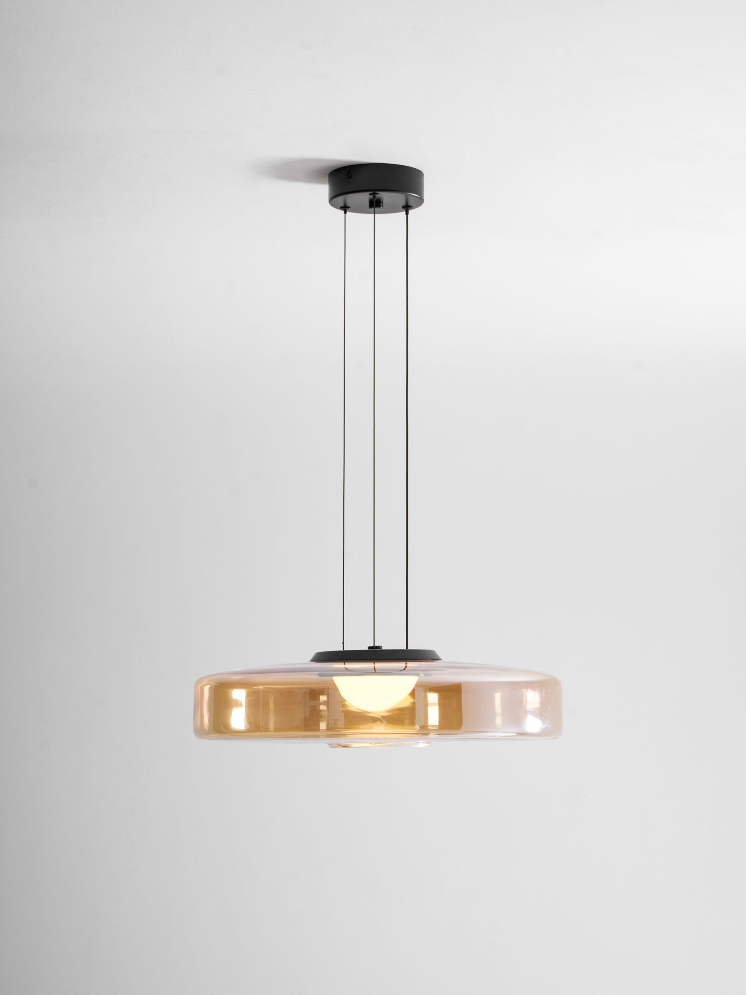 Gelaagde Glazen Hanglamp met Meerdere Schijven 1-2-3 Lagen Dimbare Plafondlamp voor Eetkamer Woonkamer Keuken Scandinavisch Design | Sansoti