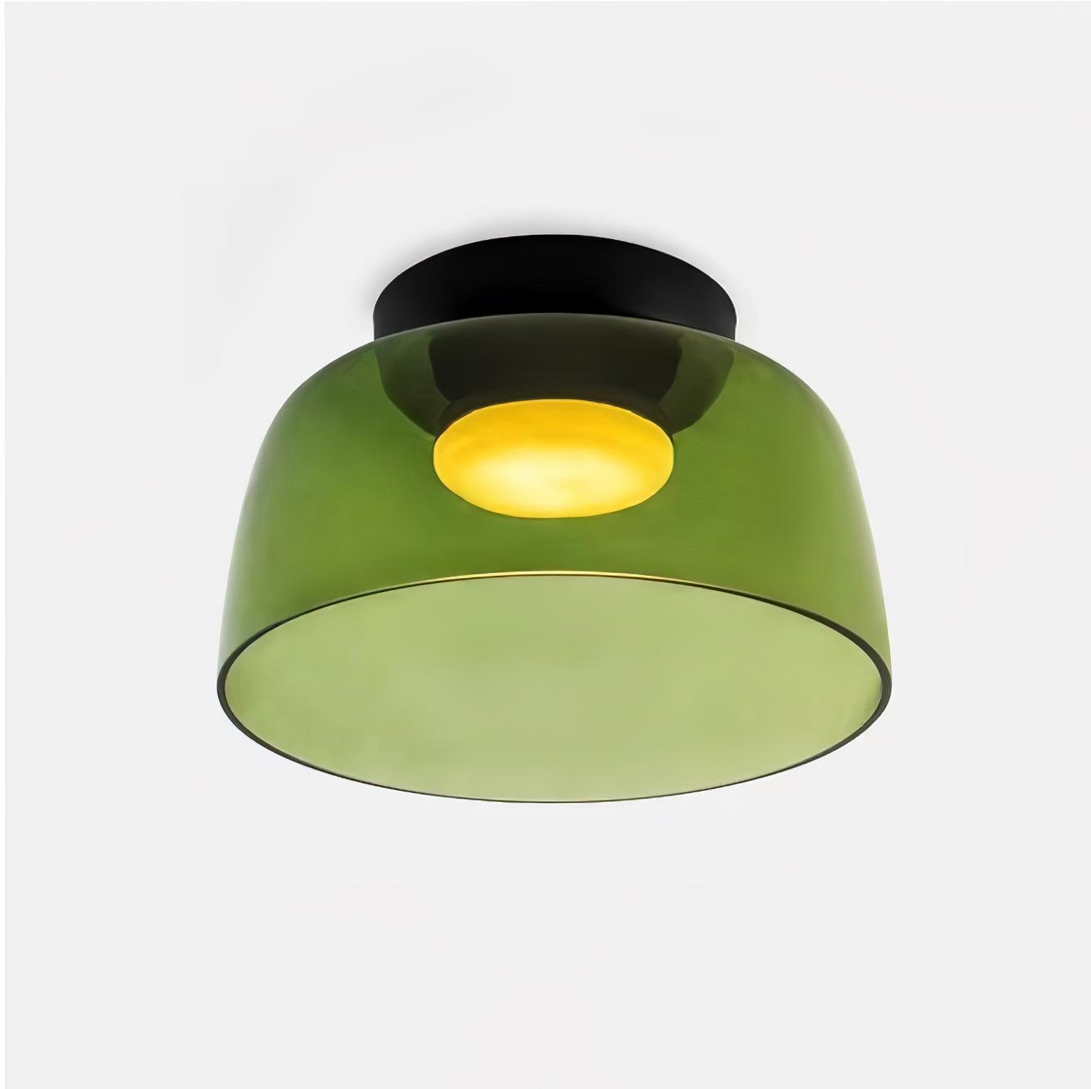 Lagen Plafondlamp met Glazen Schijven | Warm Getint Glas | Scandinavische Elegantie | Subtiel Gelaagd Licht | Moderne Plafondverlichting | Dimbare Versie Beschikbaar | Design Plafondlamp | Meerlaags Glasdesign | Natuurlijk Lichtgevoel | Sansoti