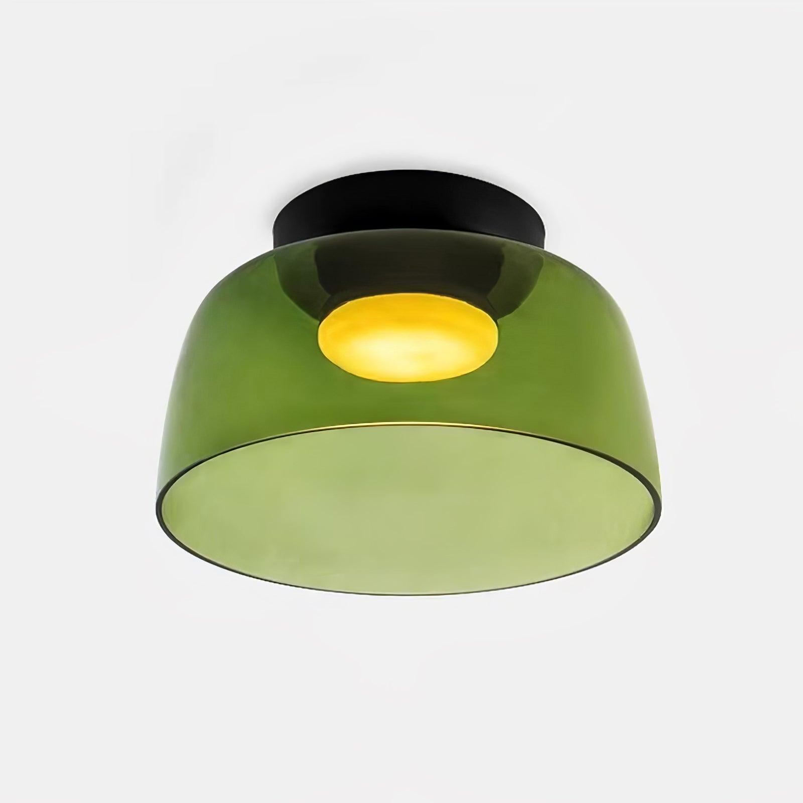 Lagen Plafondlamp met Glazen Schijven | Warm Getint Glas | Scandinavische Elegantie | Subtiel Gelaagd Licht | Moderne Plafondverlichting | Dimbare Versie Beschikbaar | Design Plafondlamp | Meerlaags Glasdesign | Natuurlijk Lichtgevoel | Sansoti