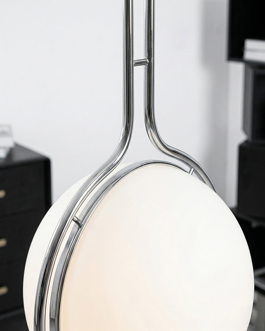 Moderne Vloerlamp met Chroomafwerking en Acrylbollen – Sfeervolle Verlichting voor Woonkamer en Slaapkamer | Sansoti