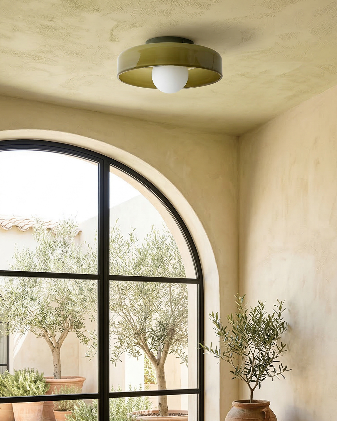 Minimalistische Glazen Wand- en Plafondlamp — Moderne Verlichting voor Gang & Slaapkamer — Dimbaar LED — Ø25 / Ø35 cm | Sansoti