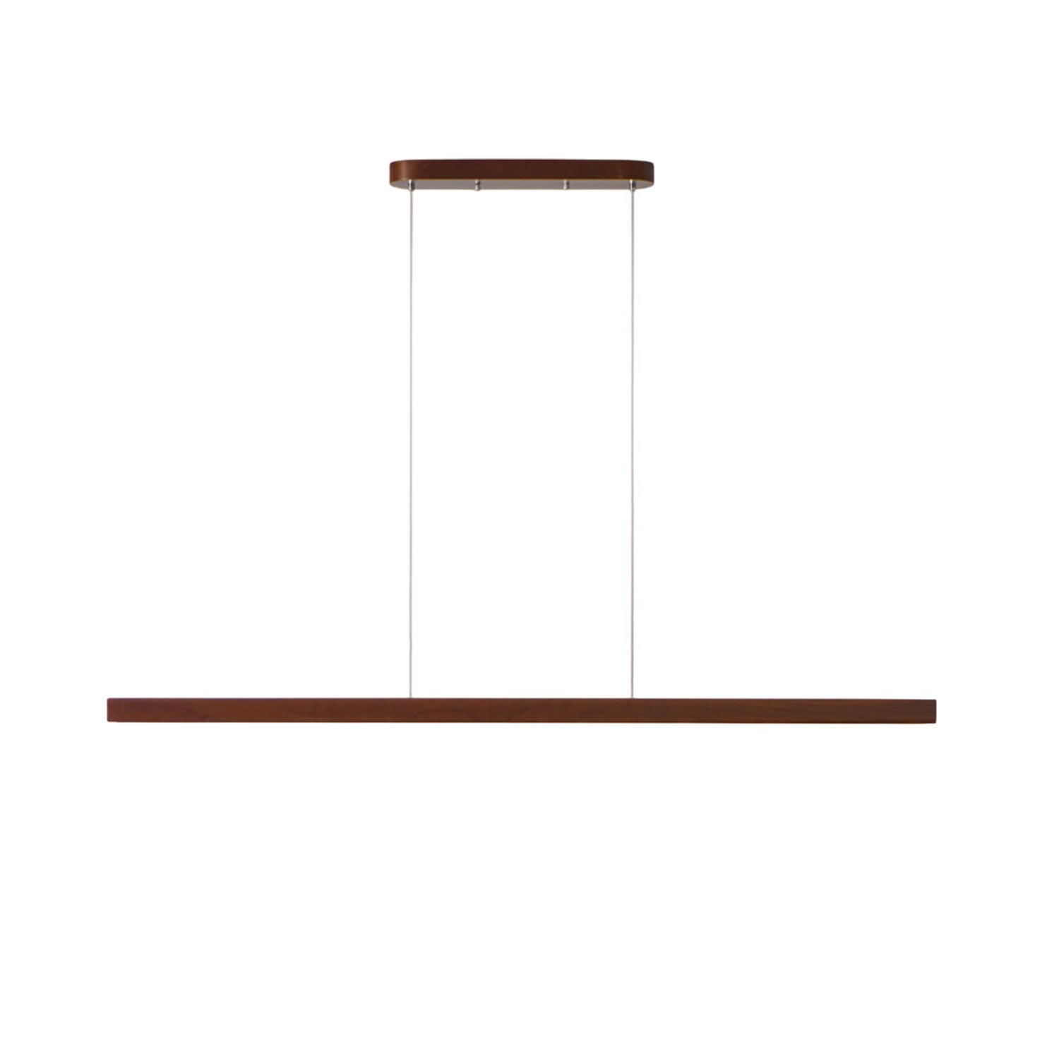 LED Hängelampe Holz Linear Warmes Licht Esstisch Kochinsel Minimalistisch Japandi Design Verstellbares Kabel Balkenlampe | Restfield