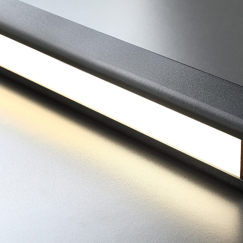 Lineare LED-Hängeleuchte Aluminium Schwarz Kochinsel Esstisch Büro Modern Deckenleuchte Minimalistische Hängeleuchte | Restfield