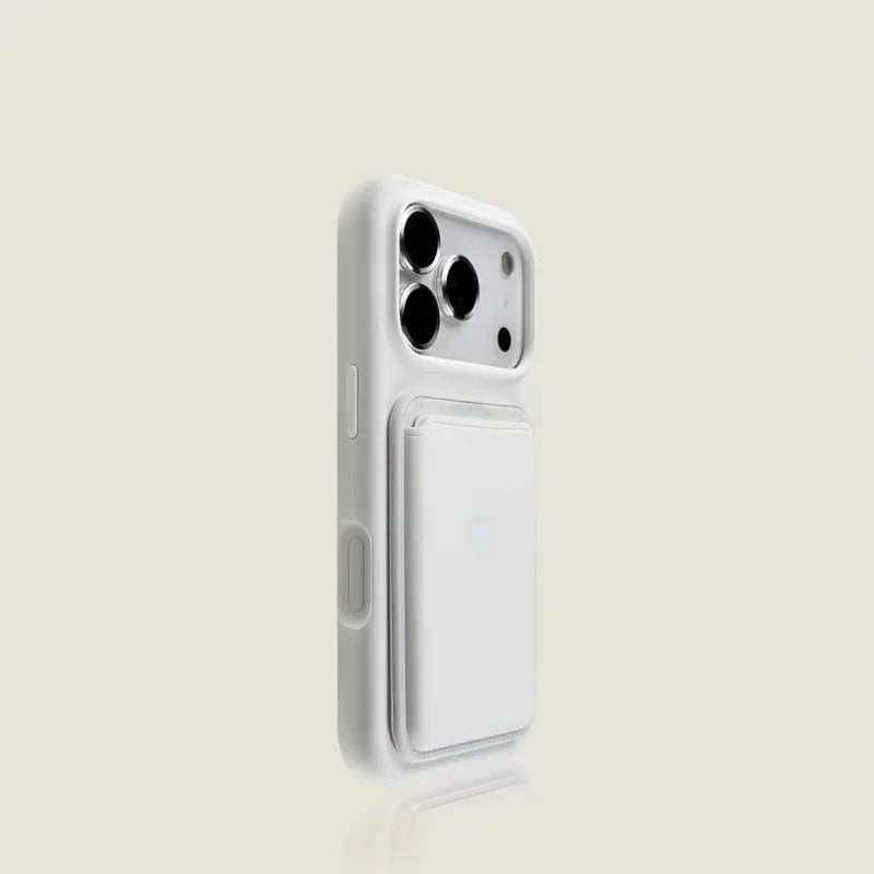 Silicone iPhone Case with Detachable Card Holder, Shockproof Magnetic Card Wallet, Phone Protection | Sansoti