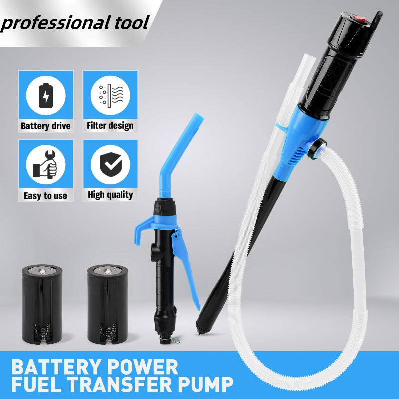 Portable Battery-Powered Liquid Pump for Water, Gasoline, Oil Transfer, Garage, Emergencies, Outdoor, Camping | Sansoti