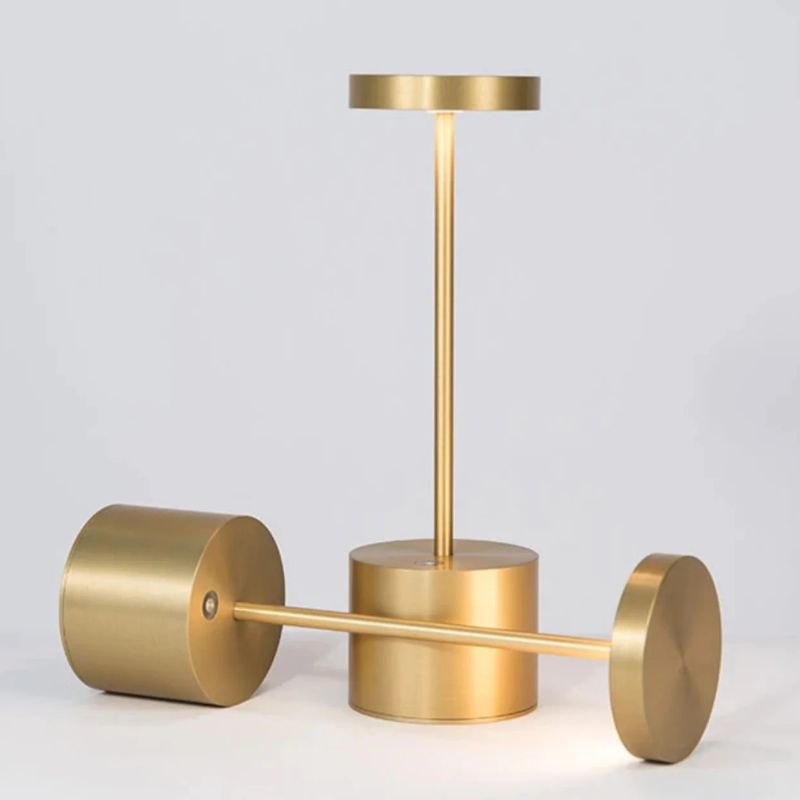 Lampe de table sans fil rechargeable LED aluminium dimmable IP54 extérieur intérieur terrasse | Restfield