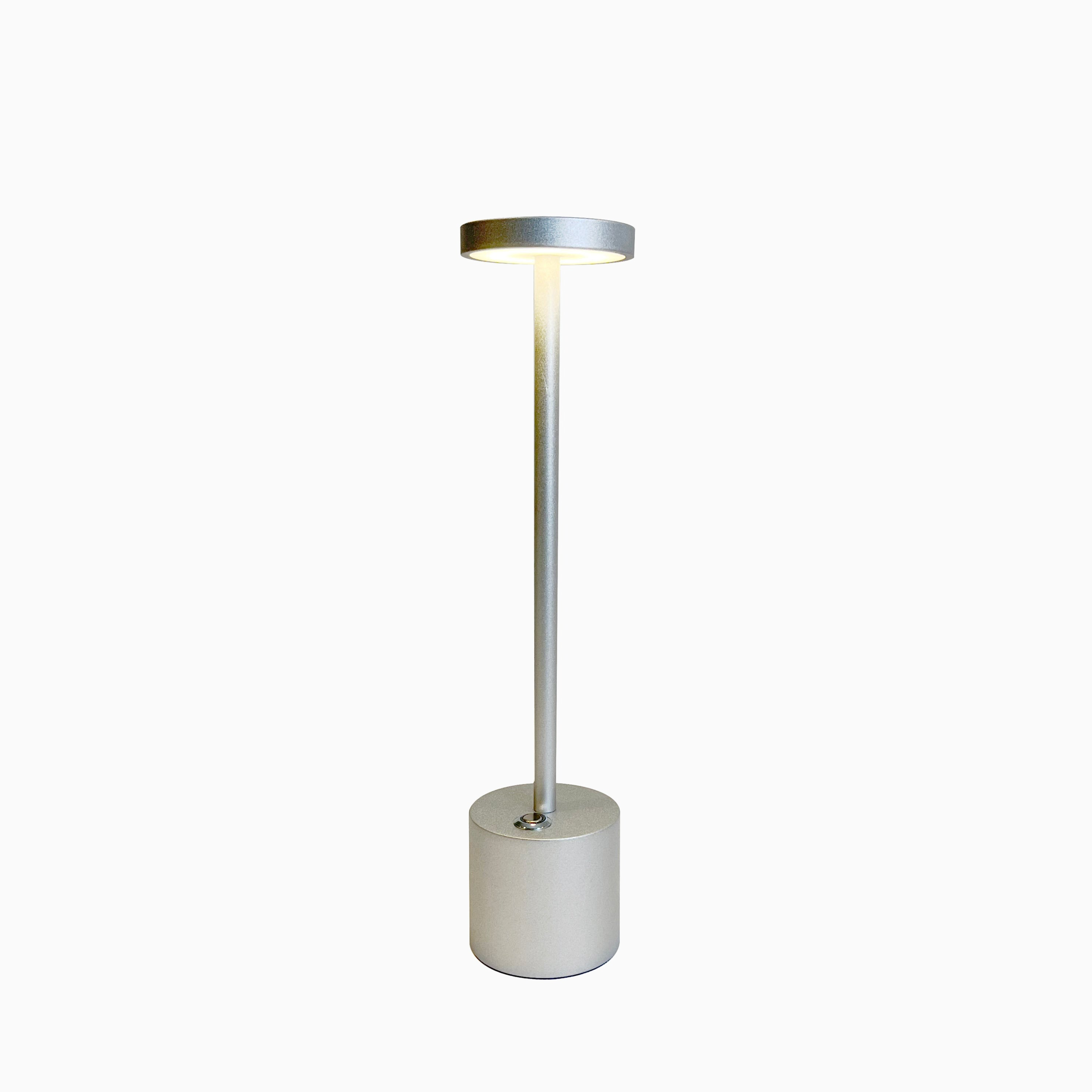 Lampe de table sans fil rechargeable LED aluminium dimmable IP54 extérieur intérieur terrasse | Restfield
