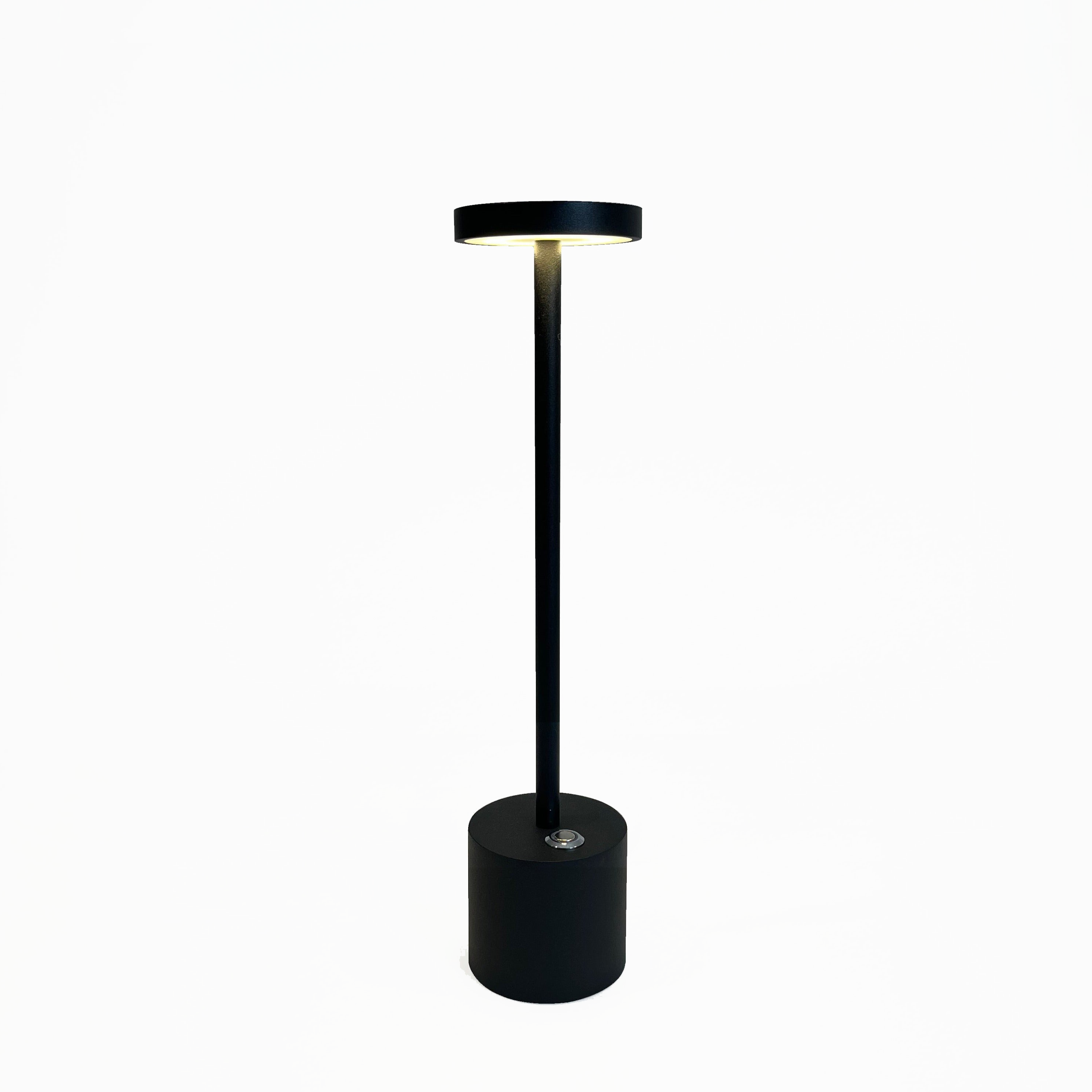 Lampe de table sans fil rechargeable LED aluminium dimmable IP54 extérieur intérieur terrasse | Restfield