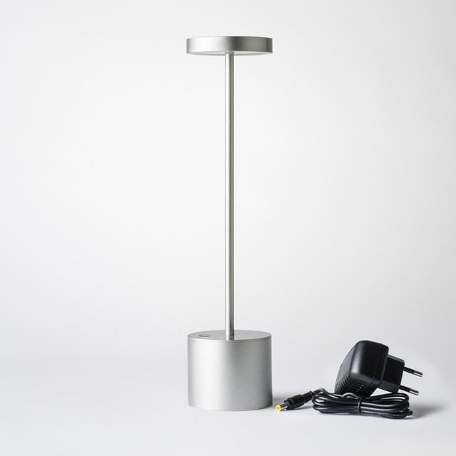 Lampe de table sans fil rechargeable LED aluminium dimmable IP54 extérieur intérieur terrasse | Restfield