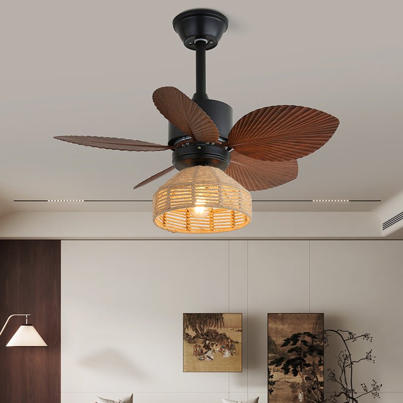 Industriële Plafondventilator met Verlichting – Regelbare Ventilatorlamp met Afstandsbediening voor Moderne Binnenruimtes | Sansoti