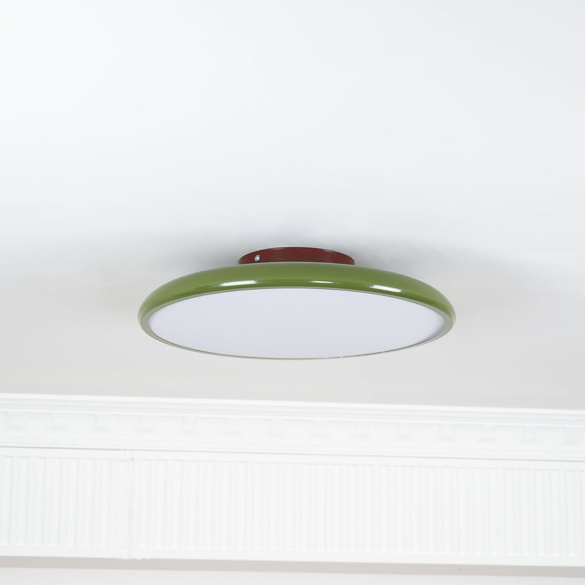 Adjustable Colored Metal Acrylic Dimmable Modern Minimalist LED Ceiling Light for Living Room and Bedroom | Sansoti