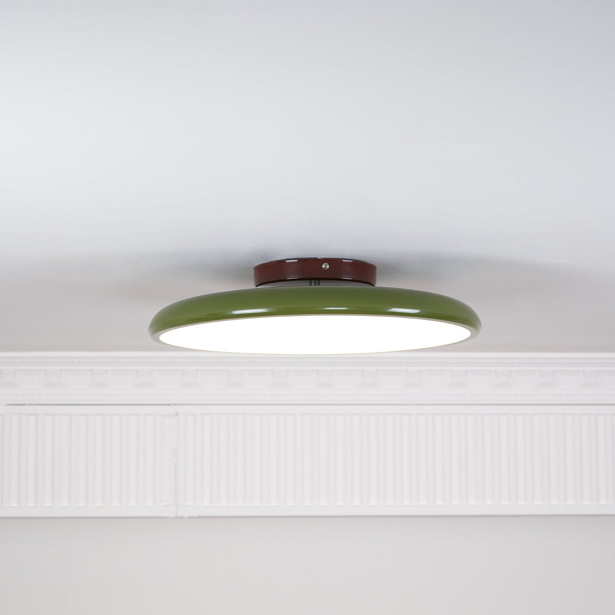 Adjustable Colored Metal Acrylic Dimmable Modern Minimalist LED Ceiling Light for Living Room and Bedroom | Sansoti