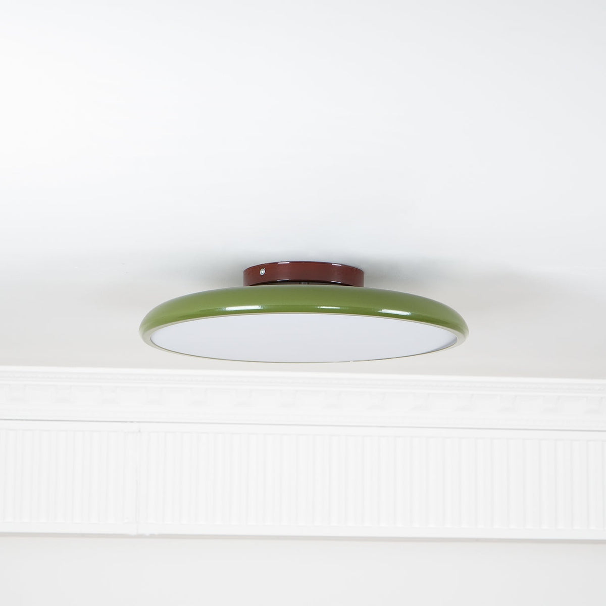 Adjustable Colored Metal Acrylic Dimmable Modern Minimalist LED Ceiling Light for Living Room and Bedroom | Sansoti