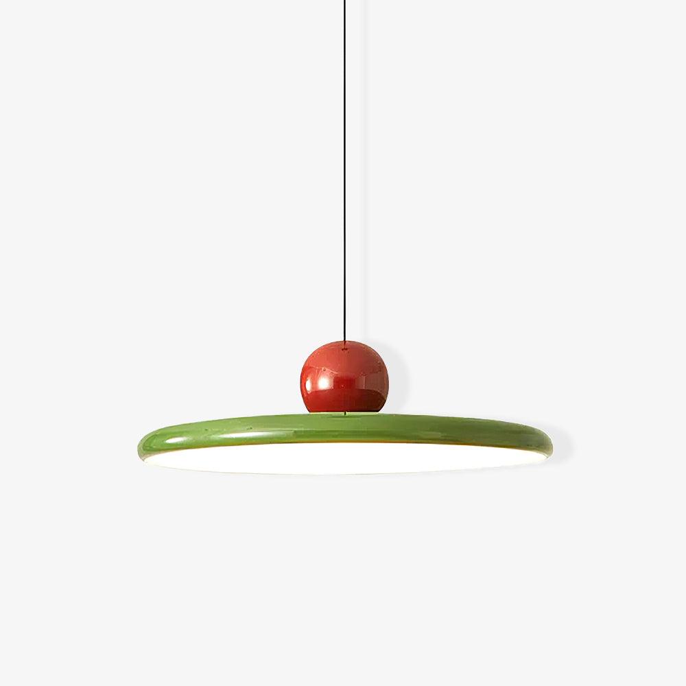 Ronde LED Hanglamp Lola – Minimalistisch Metaal & Acryl Disk Design – Dimbaar – Ø30/40/50cm – 3 Kleurtemperaturen – 150cm Verstelbare Kabel | Sansoti