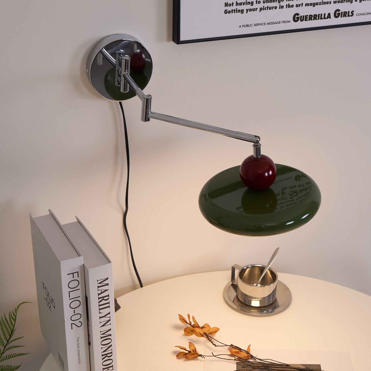 Ronde Plug-in Wandlamp – Scandinavisch Design met Geïntegreerde LED en 3 Kleurtemperaturen | Sansoti