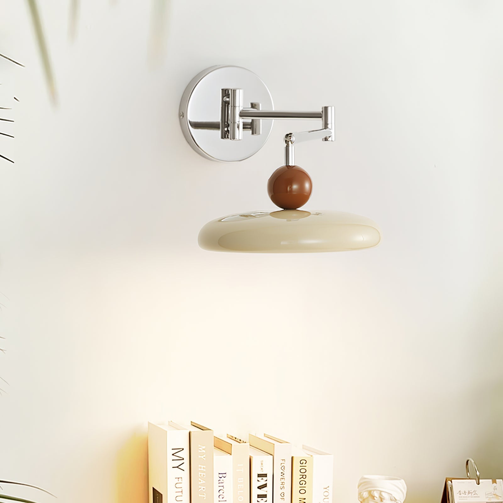 Ronde Plug-in Wandlamp – Scandinavisch Design met Geïntegreerde LED en 3 Kleurtemperaturen | Sansoti