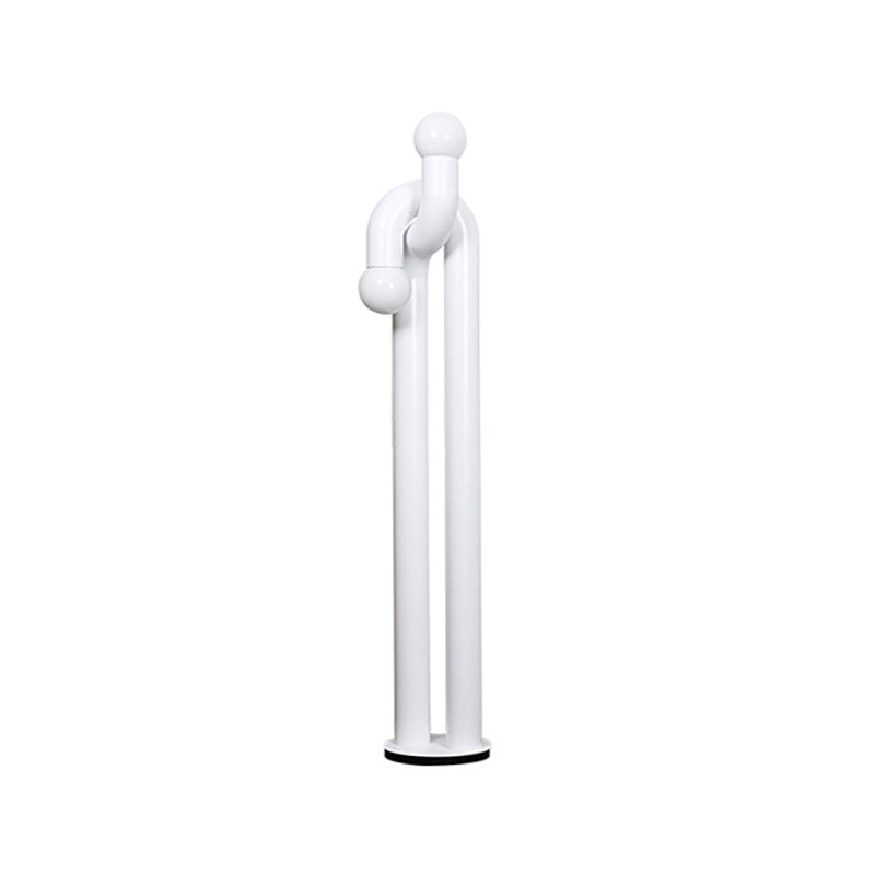 Moderne Staande Boogvorm Lamp met Twee Glazen Bollen – Decoratieve Dubbele Verlichting voor Woonkamer | Sansoti