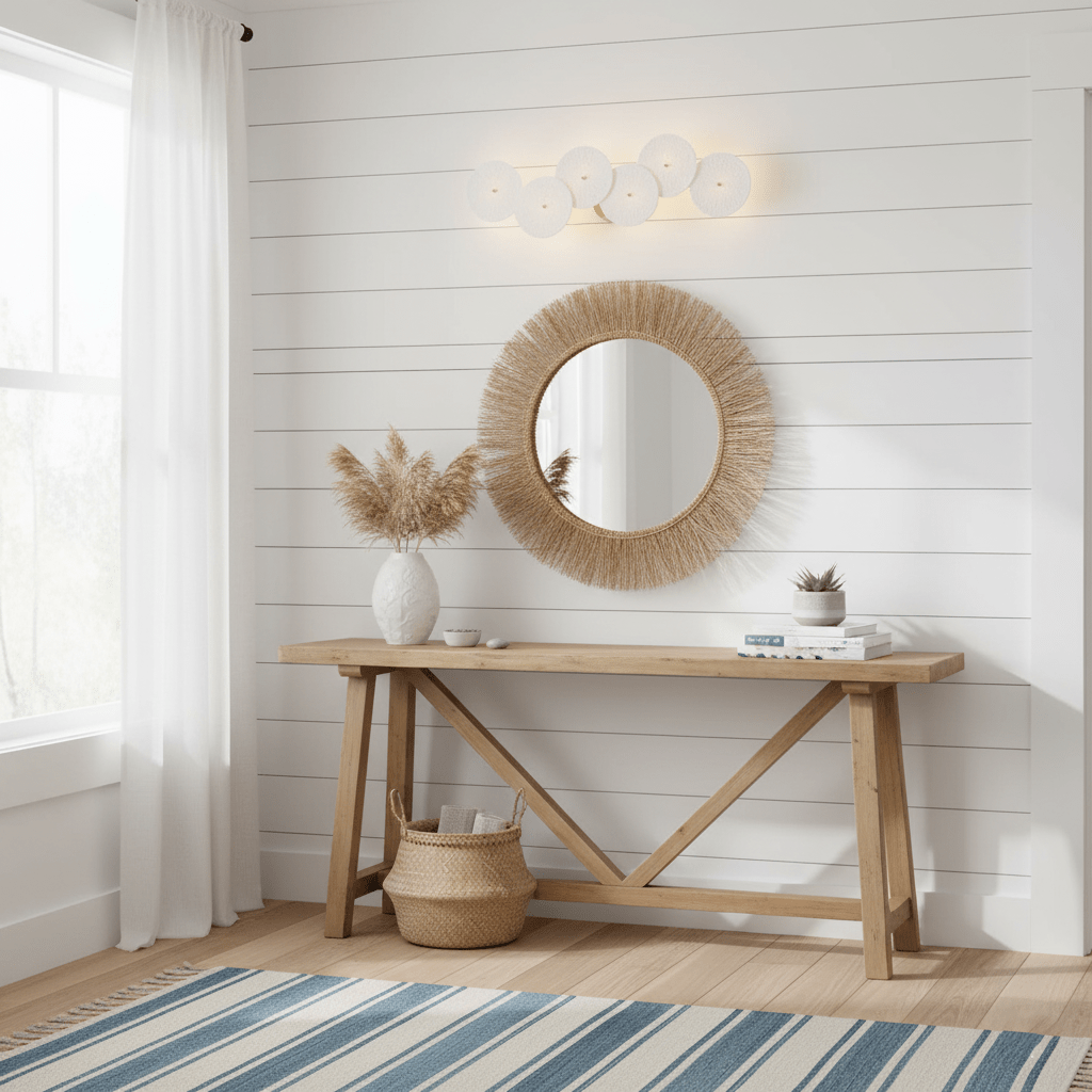 Keramische Lotusbloem Wandlamp met Gouden Armatuur – Cascade Lichteffect voor Stijlvolle Verlichting | Sansoti