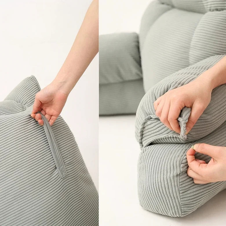Lounge Comfort | Bed Pillow with Arm Support & Memory Foam | Ideal for Reading and Gaming