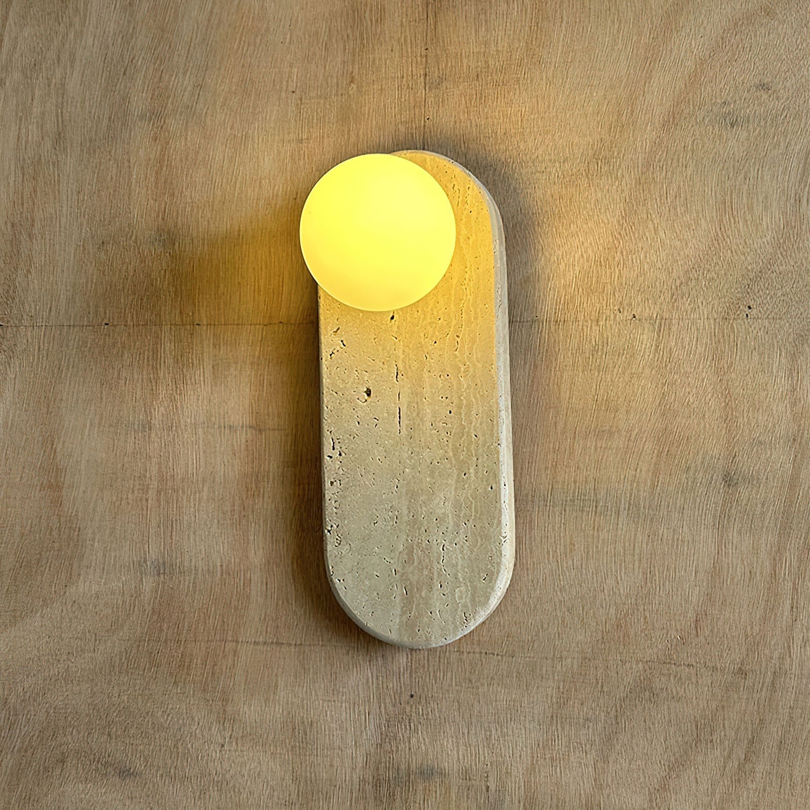 Applique Murale De Luxe En Jade Ou Marbre Avec Abat-Jour En Verre – Éclairage Design Mid Century Pour Chambre Et Couloir | Restfield