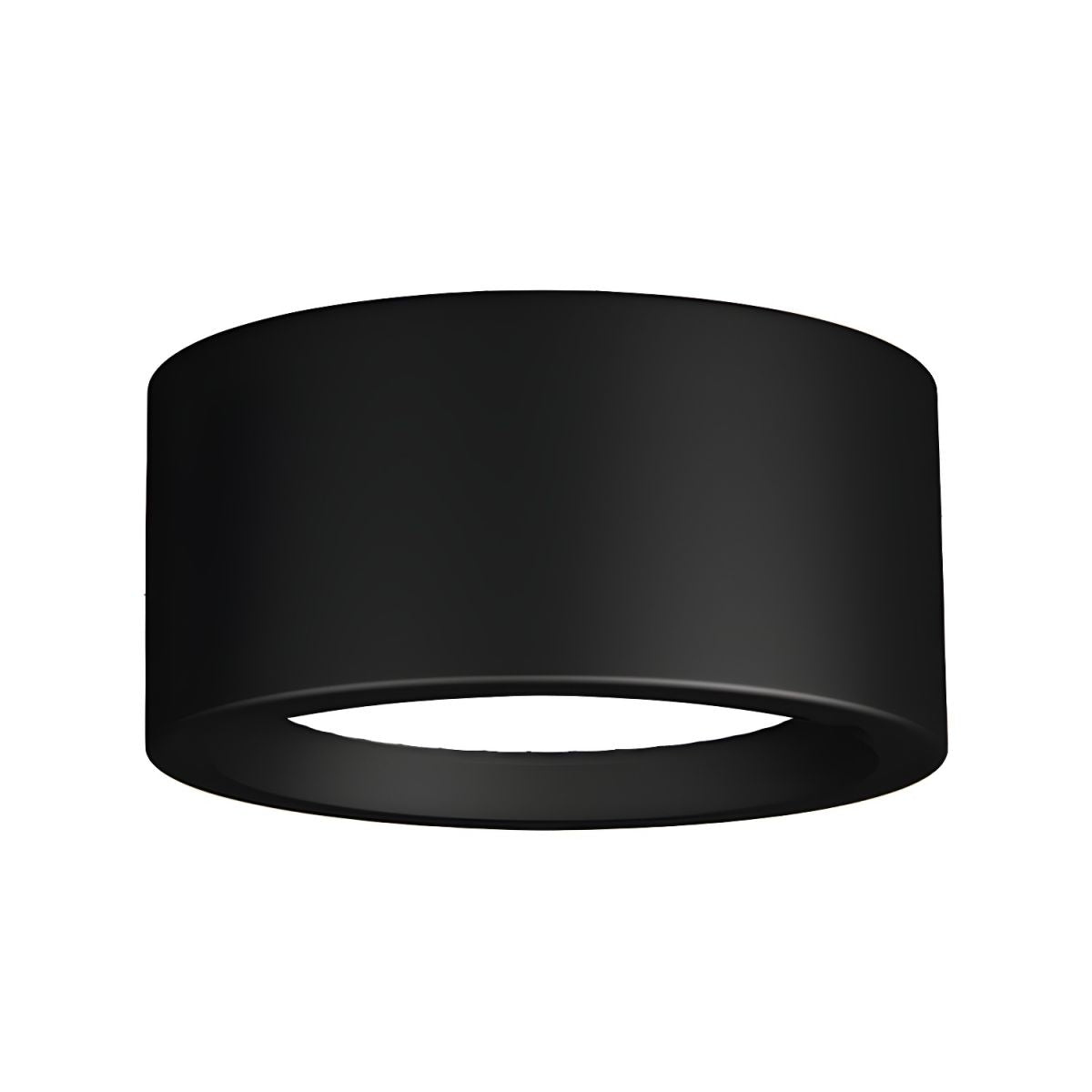 Plafonnier rond LED apparent à lumière réglable, noir et blanc, 10-18 cm, salon, hall, couloir, cuisine, chambre à coucher | Sansoti