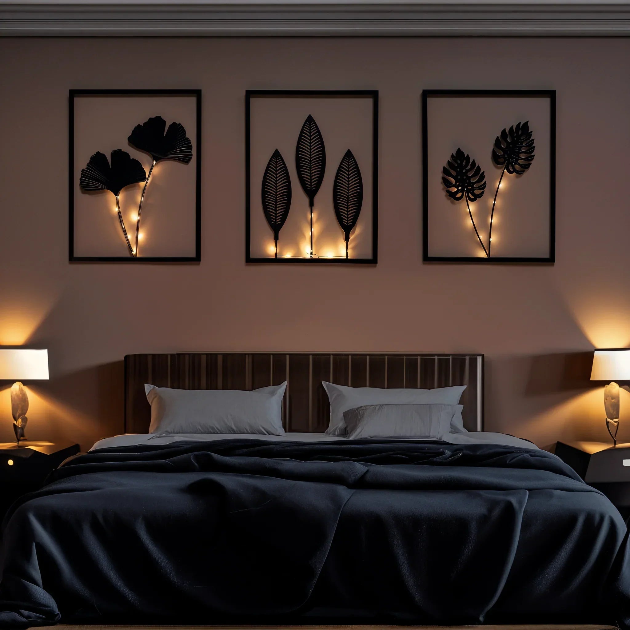 LED Bladlijst met Kleurwisseling voor Binnen – Decoratief Lichtobject voor Sfeervolle Kamers en Woonruimtes | Sansoti