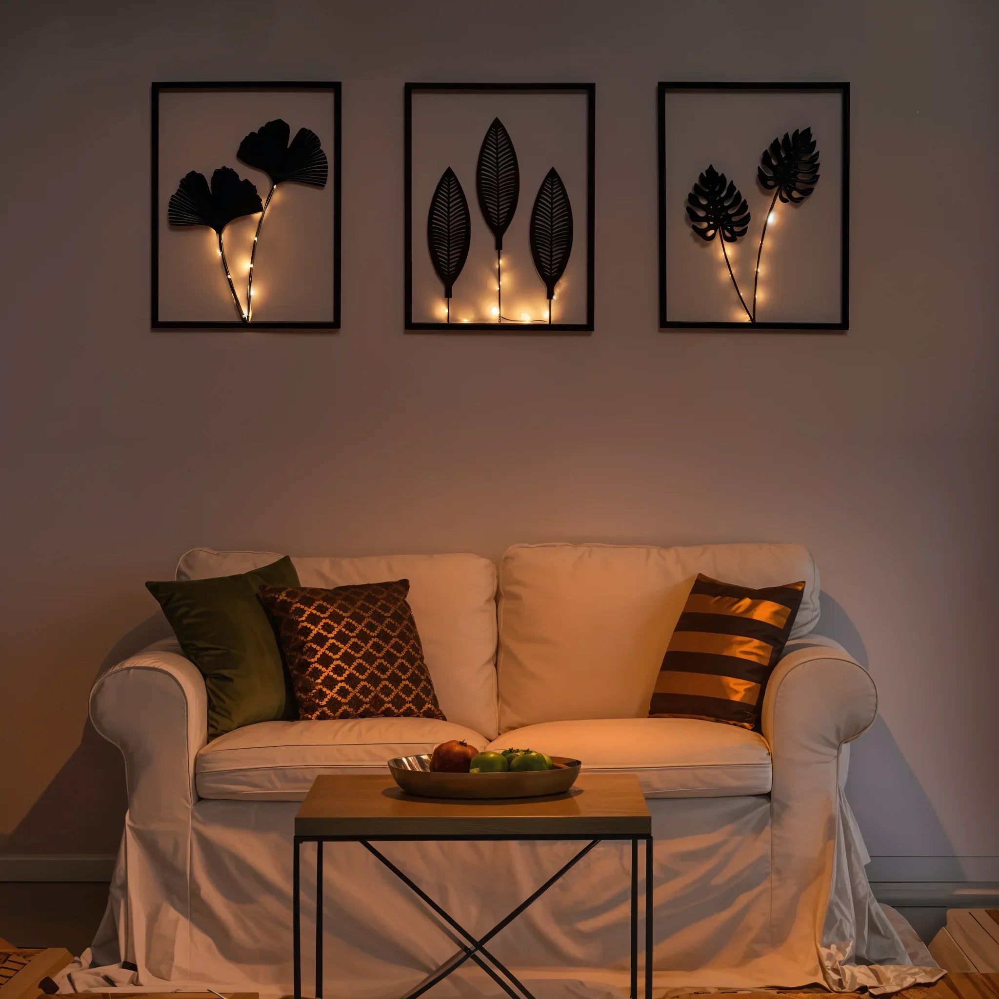 LED Bladlijst met Kleurwisseling voor Binnen – Decoratief Lichtobject voor Sfeervolle Kamers en Woonruimtes | Sansoti
