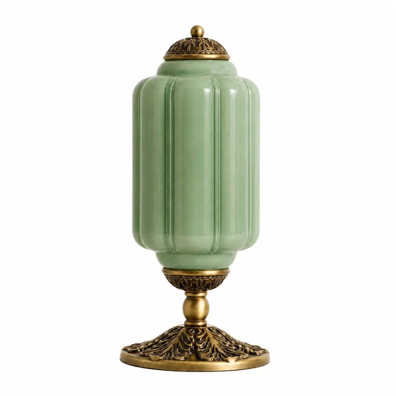 Retro Tafellampen met Getextureerd Crèmekleurig Glas – Franse Vintage Stijl met Messing of Zwart Frame | Sansoti